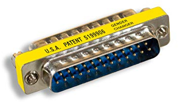 Cablelera ZAGA1822 MM DB25 maschio a DB25 maschio Mini Gender Changer