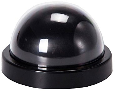 ELEAR 2 X Hazme Falsa Seguridad Ficticia cámara de CCTV Dummy Simulada impermeable Parpadeante IR LED exterior Interior vigilancia