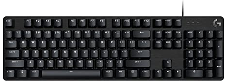 Logitech G413 SE Full-Size Teclado Mecánico para Gaming - Retroiluminado con Interruptores Mecánicos Táctiles, Anti-Ghosting, Compatible con Windows, macOS, Disposición QWERTY Español - Negro
