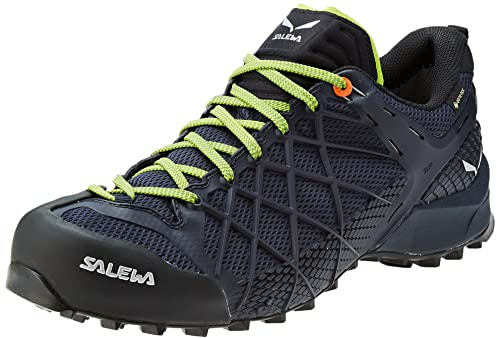 SALEWA Wildfire Gore-Tex Scarpe da Avvicinamento da Uomo, Navy Blazer Cactus, 44 EU