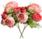 YELYAN 2 Pack Fake Peony Artificial Flowers Red Flowers Silk Peonies Bouquets for Wedding Home Birthday Party Arrangment Garden Decoration(red)