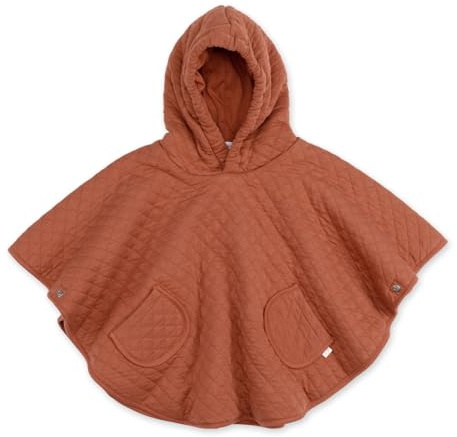 BEMINI Poncho de voyage Pady Quilted + Jersey Brick