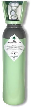 Gasfrigo ® - bombola Co2 per gasatore 4 kg piena ricaricabile con valvola residuale, errogazione acqua frizzante bar e ristoranti