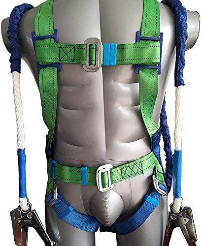 SwaYve Full Body Safe Harness, Aerial Work Safety Belt Climbing Harness, Fall Protection Industry Fall Protection Safety Belt Full Body Safety Belt Harness