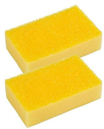 Tek Automotive Bug Shifter Sponge Twin Pack – Non Scratch Soft Sponge with 5mm Abrasive Layer, Ideal for Removing Bird Droppings & Insects, Soft & Durable Cleaning Sponge for Cars