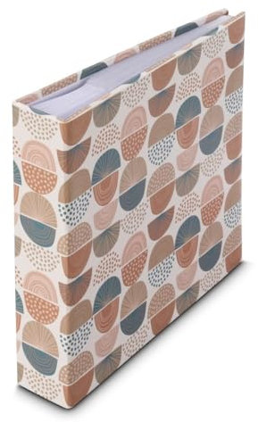 Hama Album fotografico con tasca e area memo Designline II (200 foto 10 x 15 cm, 100 pagine, formato 22,5 x 22 cm, tasca per scheda di memoria, copertina rigida con imbottitura), multicolore