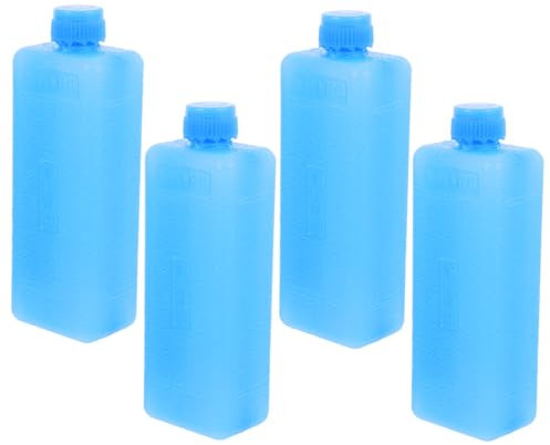 EXAOMBLE Pack De Glace RéUtilisable 4Pcs Compact pour Climatiseur Mobile Mini Portable Design Bleu pour Maison Bureau