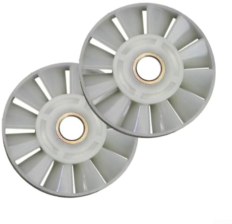 Filteilect 2 Pcs Fan Blade for 0810 Electric Pick, Wind Vane Motor Replacement Part Compatible with Demolition Hammer Power Tool Accessories, White(SKU)