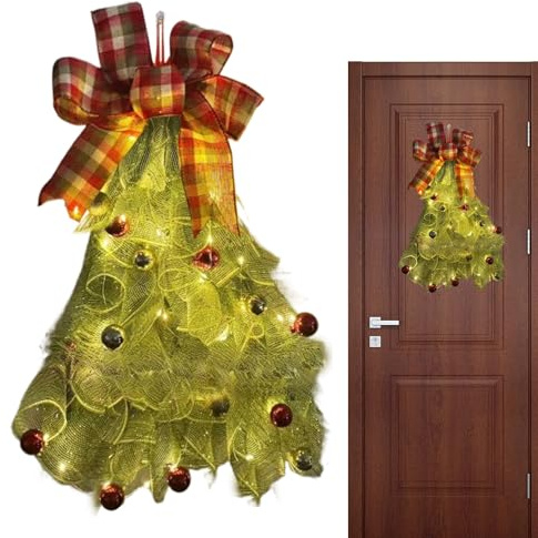 Julswag - jultallar med, tallkrans med LED-rep med för öppen spis, bordscenter, inner- och ytterdörr, fönster, båge