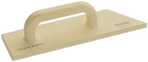HAROMAC Kunststoffreiber zum Glätten und verteilen von Putz, Spachtel- & Fugenmaße, Kleber, PU-Schaum, 26 x 8cm, für Maurer & Fliesenleger, Kartätsche - Made in Germany