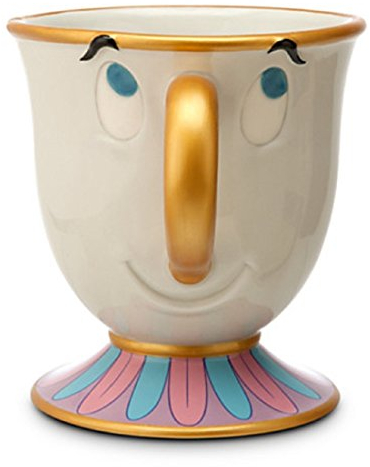 Disney Parks Beauty and the Beast Chip Ceramic Mug