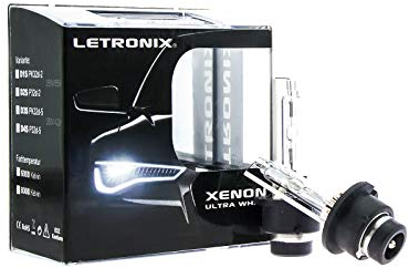 letronix Lampadine allo xeno D2S P32d-​2 35W 85V 6000K DuoBox = 2 pezzi – Marchio di omologazione E – Lampada auto – Effetto LED – Senza registrazione (D2S – 2 pezzi – 6000K)