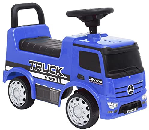 vidaXL Camion à Pédales Véhicule à Enfourcher Voiture à Pédales Voiture à Enfourcher Jouet Enfants Tout-Petits Garçons Filles Bleu