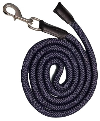 Cuerda de lujo para cabestros de cuero de 18 mm de grosor (azul marino)