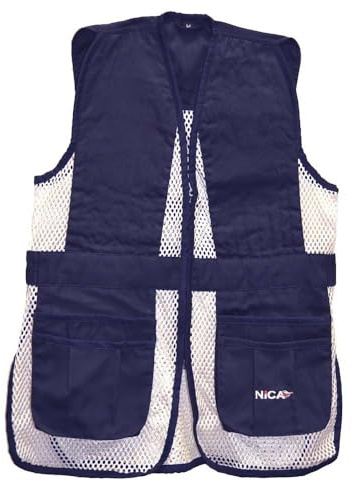 NICA Ambi Youth Shooting Vest- Navy (X-Large)