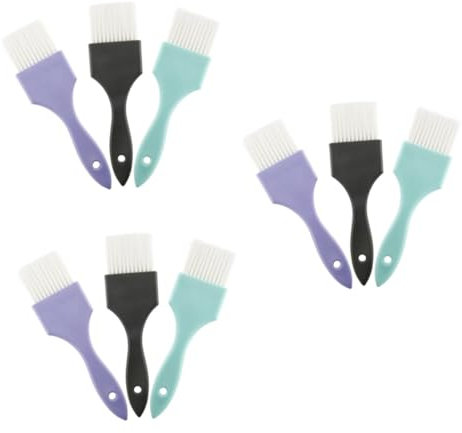 9 pennelli per la tintura dei capelli, balayage, spazzola per tinture per capelli, pennello per tintura per capelli, per capelli, pettini, applicatore per tinture per capelli, pennello
