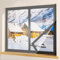 DJCYGG Kit de Aislamiento de Ventana,Cubierta Transparente para Aislamiento Térmico de Ventanas,Película Antiviento et Protección contra el frío,Se Pueden Ventilar Reutilizable (120cm x 200cm,Gris)