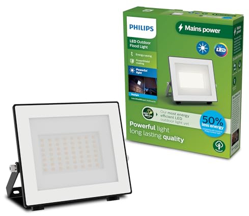 PHILIPS Lois, Proiettore da esterno UltraEfficien, 14 W, 5000 K, Antracite