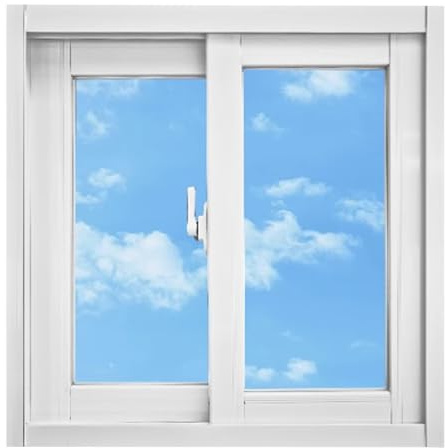 Ventana corredera de aluminio con cerradura y mosquitera para sótano, casa móvil, gallinero, baño, garaje
