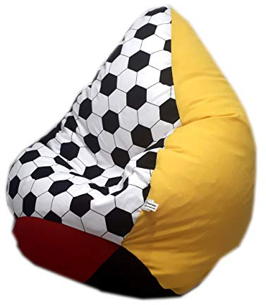 Altmark-Design Sitzsack XL Fussball Nr.IV Deutschland incl. Inlett