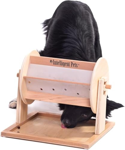My Intelligent Pets MID-HGR - Giocattolo intelligente per cani Giocattolo intelligente per cani Distributore di Dolcetti Interattivo Giocattolo per Cuccioli, giochi di Attivazione Mentale per Cani