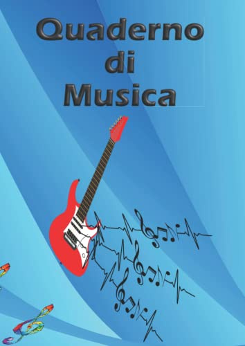 Quaderno di musica: Quadernone pentagrammato verticale con 12 pentagrammi | 109 Pagine per scrivere le tue note | Formato grande A4