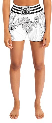 Venum White Snake Short Muay Thai Women - White