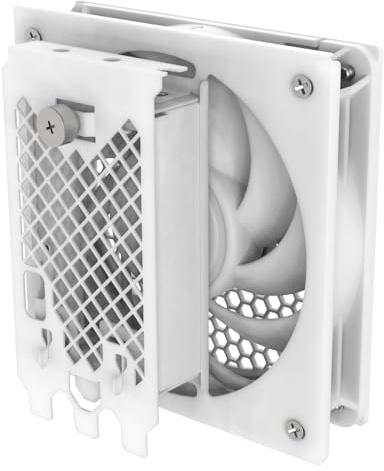 Silverstone Technology FDP02 White Colored External GPU Cooling Fan Adapter Bracket, SST-FDP02W