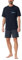 Schiesser Herren Schlafanzug kurz Rundhals - Nightwear Set, Nachtblau_180261, 60
