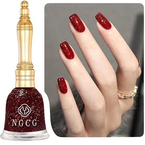 Smalto per unghie a rapida asciugatura MrCuvaryas - 15 ml con finitura cremosa, a lunga durata, pennello ProWide per nail art fai da te, manicure a casa