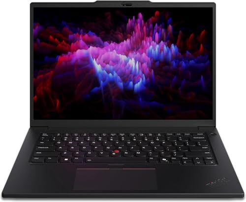 Lenovo ThinkPad P14s Gen 5 Mobile Workstation Laptop with Intel Ultra 7 155H Processor, 14.5” 120Hz Non-Touch 3K Display, 96GB DDR5, 2TB SSD, NVIDIA RTX 500, 5MP RGB+IR Camera, and Windows 11 Pro