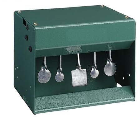 Diana cacciavaglini con 5 pendoli per la pratica di mira con carabine e pistole ad aria compressa.