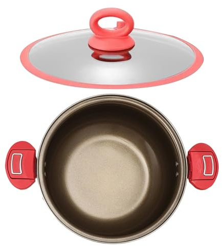Pentola a pressione a fuoco aperto – Pentola multifunzione nutriente e richiudibile | Pentola robusta per casalinghe e professionisti, perfetta per stufare carne, risparmiatori
