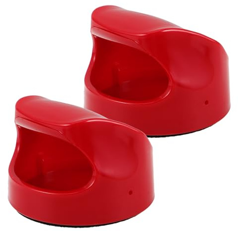 HOUDERCO Outil de Gravure Plastique 2pcs pour Impression par Blocs, Léger, pour Projets DIY et Scrapbooking, Rouleau Tampon en Caoutchouc Rouge