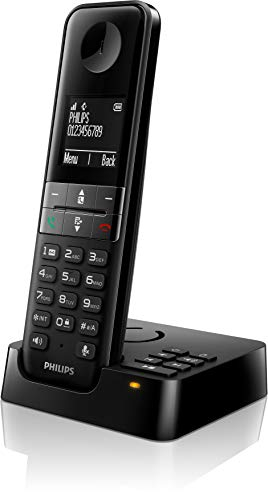 Philips D4751B Téléphone DECT Identification de l'appelant Noir
