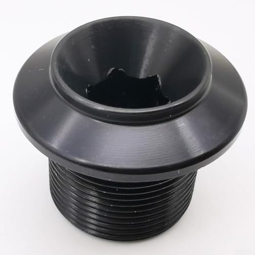 Leichte Ritzelschrauben für Sram für Dub Zahnplatte Schraubenachse, Ti-Legierungsmaterial (schwarz)