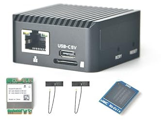 NanoPi Zero2 Mini Fast GbE Computer Router, 1GB/2GB LPDDR4X RAM Mali-450 GPU, 4K H265/H264 Decoder, Gigabit Ethernet Port, IoT Smart Gateway Device (2GB LPDDR4x RAM, 32GB eMMC, with M.2 WiFi Module)