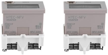 Contador Eléctrico Digital de 2 Piezas con Pantalla LCD de 8 Dígitos, Conteo Preciso, Fácil Instalación para Panel, IP66, DC 3-36 V para Cinta Transportadora