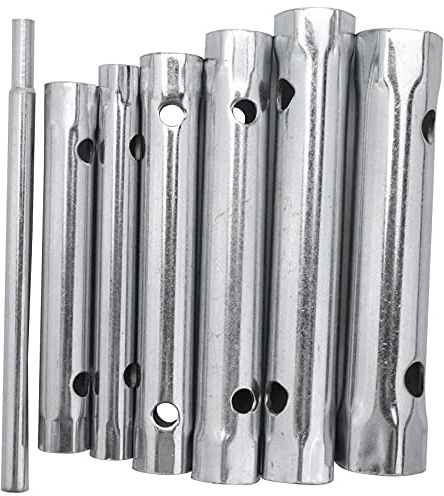 Uikdjgu 6Mm - Juego de Llaves de Tubo Tubular de 17 Mm Tubo de Enchufe Llave de Vaso Hueca Llave de Filtro