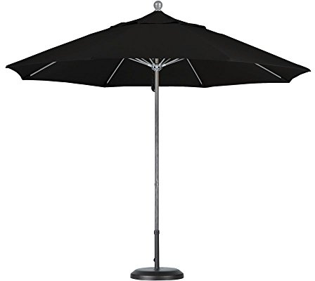 California Umbrella Venture 9' Bronze Market Umbrella in Palm