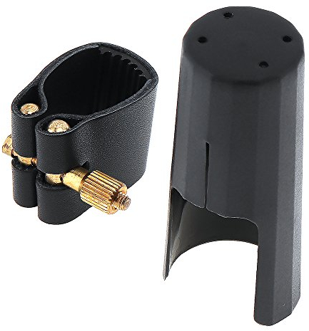 OriGlam Professionelle Bb Klarinette Mundstück Gap, BB KLARINETTE BLATTSCHRAUBE Gap Clip Verschluss