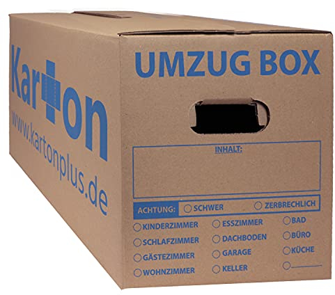 20 Stk. Umzugskartons 620 x 300 x 330 mm doppelter Boden Umzug Karton Ordnerkarton