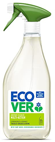 Ecover All Purpose Cleaner Spray, Multi Action Surface Cleaner, Lemongrass & Orange Scent, Pack of 1, 1 x 500ml