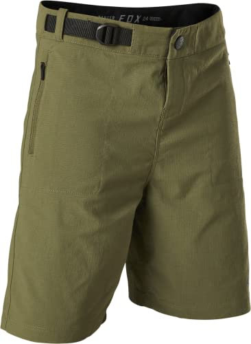 Fox Racing Youth Ranger Lined Mountain Biking Short Olive Green