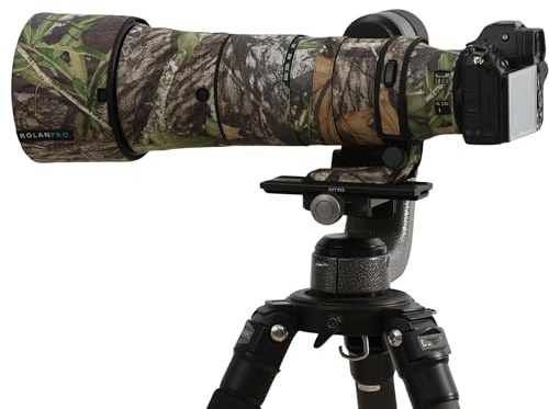 ROLANPRO wasserdichte Objektiv-Camouflage-Beschichtung für Nikon Z 180–600 mm F/5.6–6.3 VR, Regenschutz, Objektivschutzhülle, Kleidung, #17 Dschungel, wasserdicht