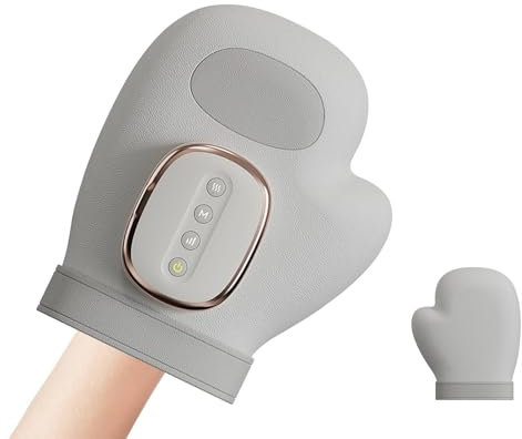 Cordless Hand Massager with Compression & Heating, 3 Modes, 5 Levels of Intensity, 3 Temperatures, 15 Minute Timer, Finger Massager, Gifts for Women and Men