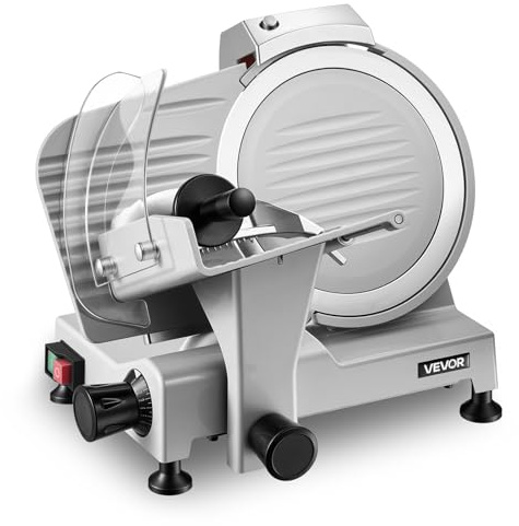 VEVOR Commercial Meat Slicer 10 Electric Food Frozen Deli Slicers 300W