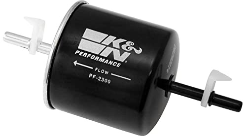 K&N Gasoline Fuel Filter: High Performance Fuel Filter, Premium Engine Protection, Compatible with 1982-2013 Ford, Lincoln, Mercury, Mazda Fuel Injected Gasoline Engines, PF-2300