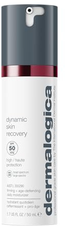 Dermalogica Dynamic Skin Recovery SPF50, Anti-Aging Face Sunscreen Moisturizer, Medium-Weight Non-Greasy Broad Spectrum, 1.7 Fl Oz