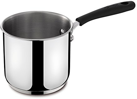 Lagostina Gioiosa Bollilatte, Pentolino Latte Induzione in Acciaio Inox , Scaldalatte Diametro 12 cm, 1.2 Litri, Lucidato